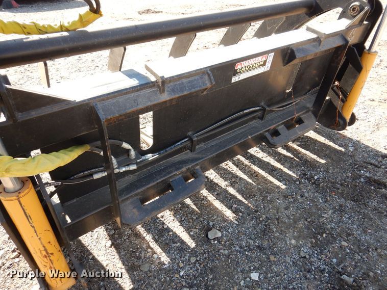 image for item JL9826 66"W skid steer grapple bucket