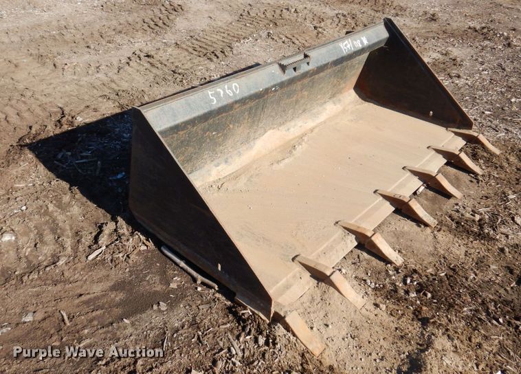 image for item JL9830 71"W skid steer bucket