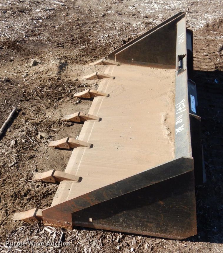 image for item JL9830 71"W skid steer bucket