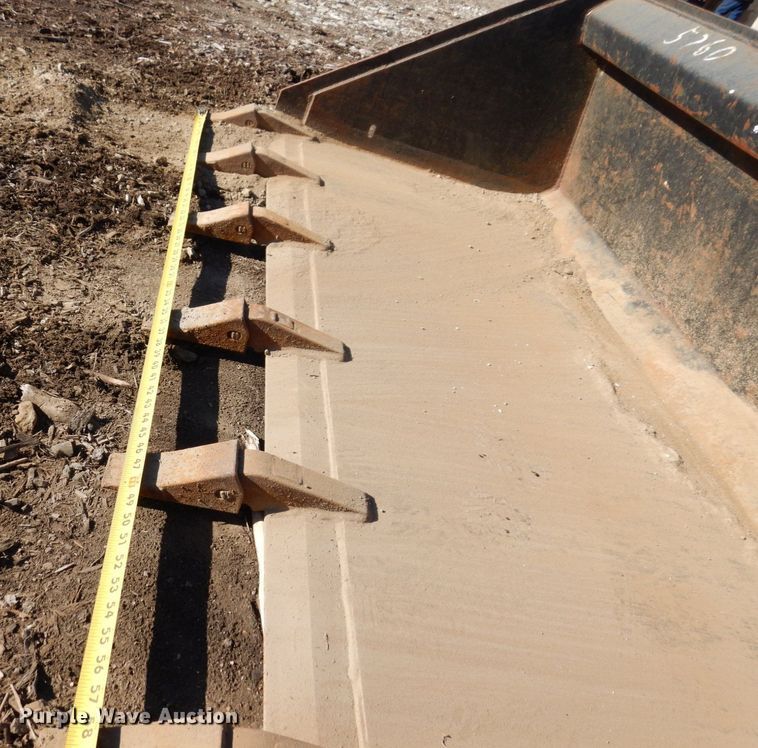 image for item JL9830 71"W skid steer bucket