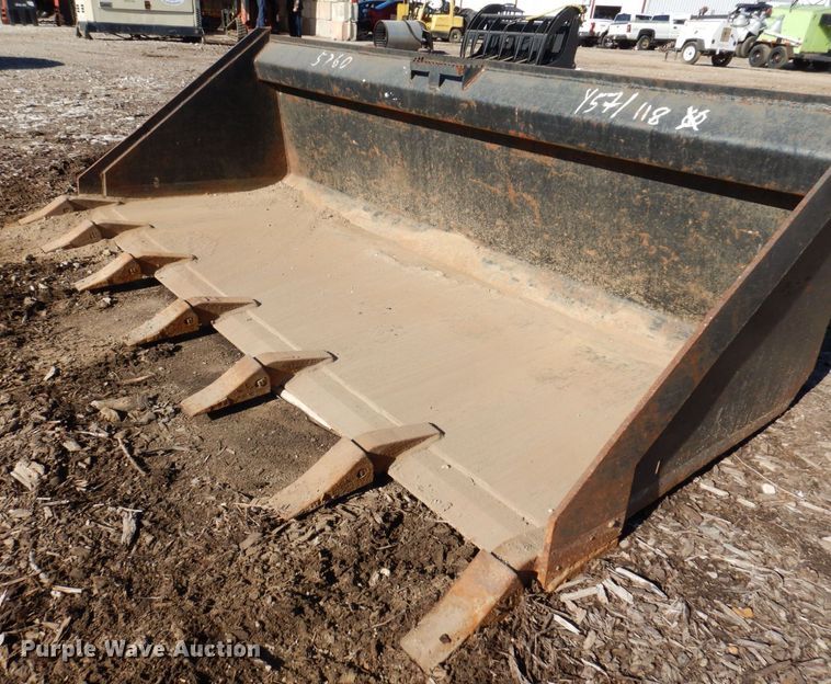 image for item JL9830 71"W skid steer bucket