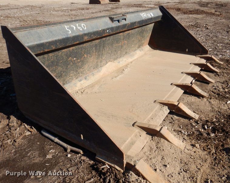 image for item JL9830 71"W skid steer bucket