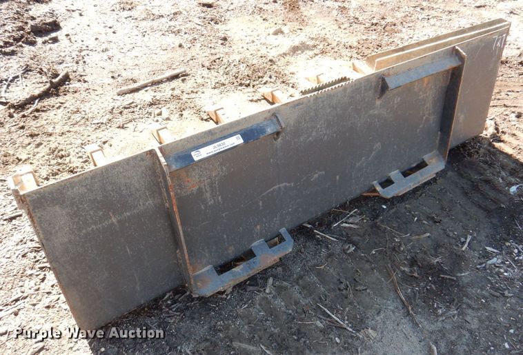 image for item JL9830 71"W skid steer bucket