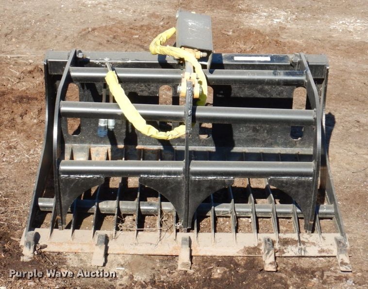 image for item JL9831 47"W skid steer grapple bucket