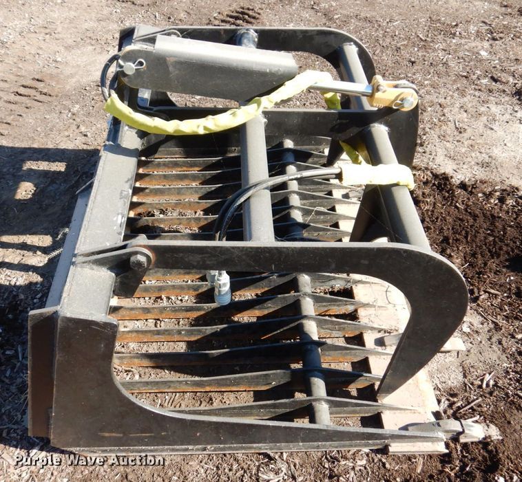 image for item JL9831 47"W skid steer grapple bucket