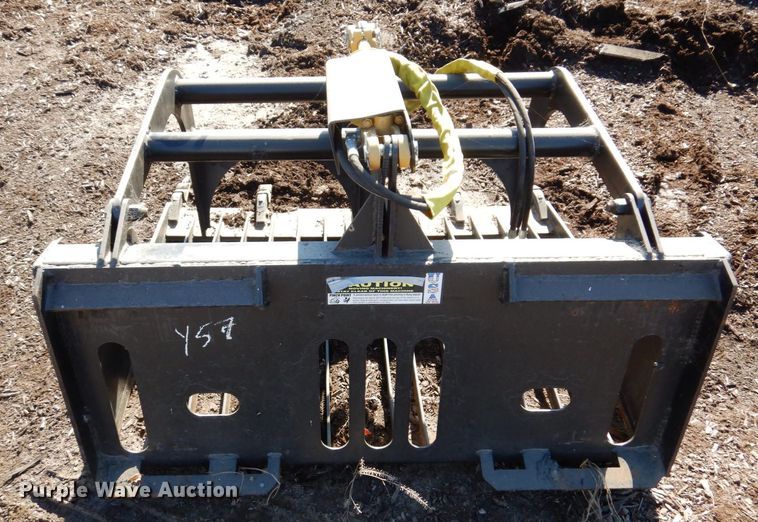 image for item JL9831 47"W skid steer grapple bucket