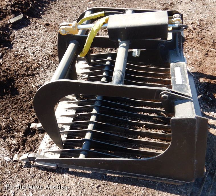 image for item JL9831 47"W skid steer grapple bucket