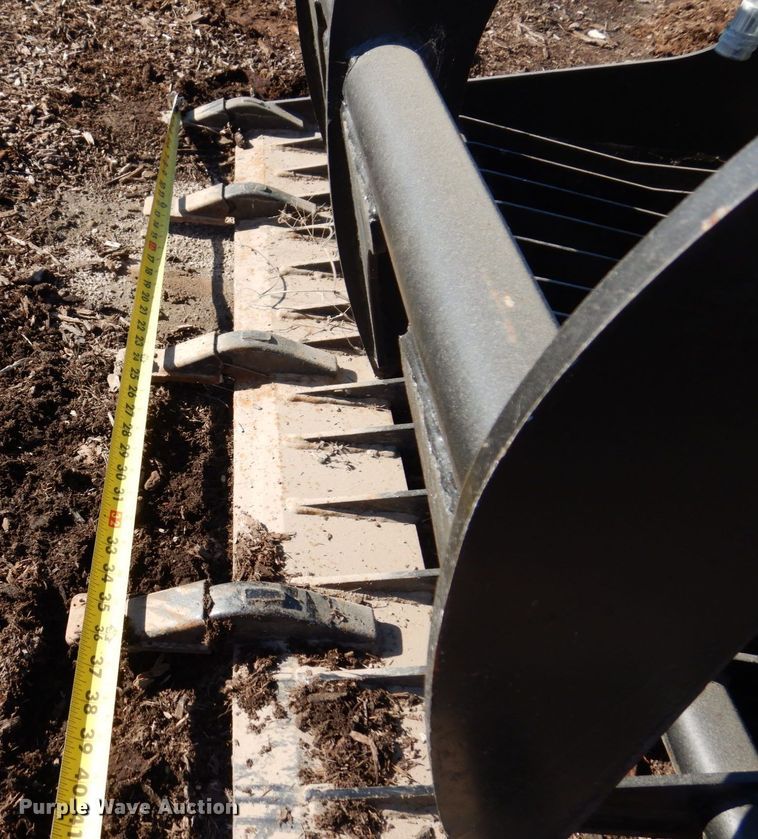 image for item JL9831 47"W skid steer grapple bucket