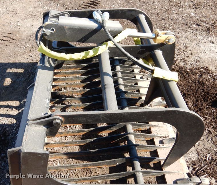 image for item JL9831 47"W skid steer grapple bucket