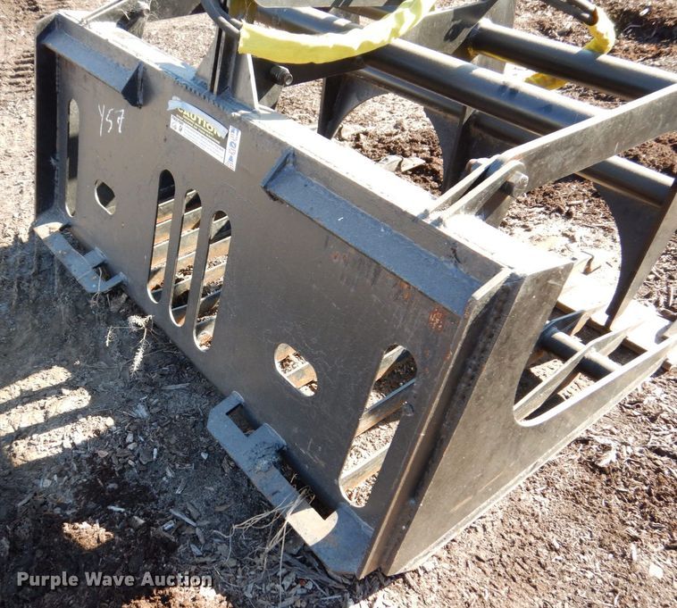 image for item JL9831 47"W skid steer grapple bucket