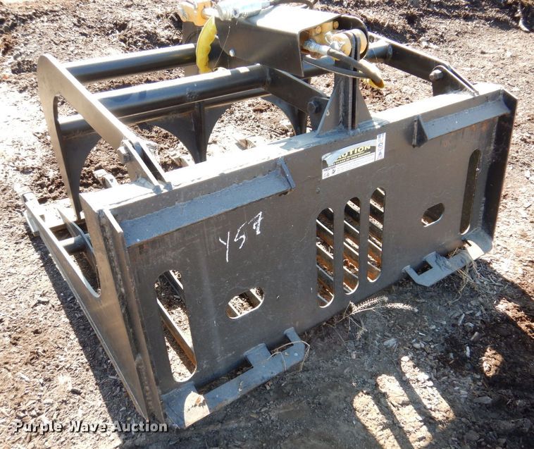 image for item JL9831 47"W skid steer grapple bucket
