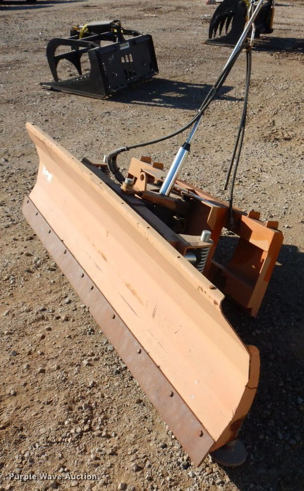 image for item JL9833 87"W skid steer snow plow