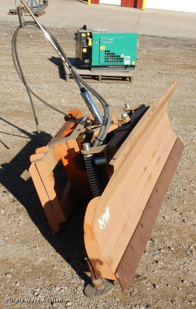 image for item JL9833 87"W skid steer snow plow