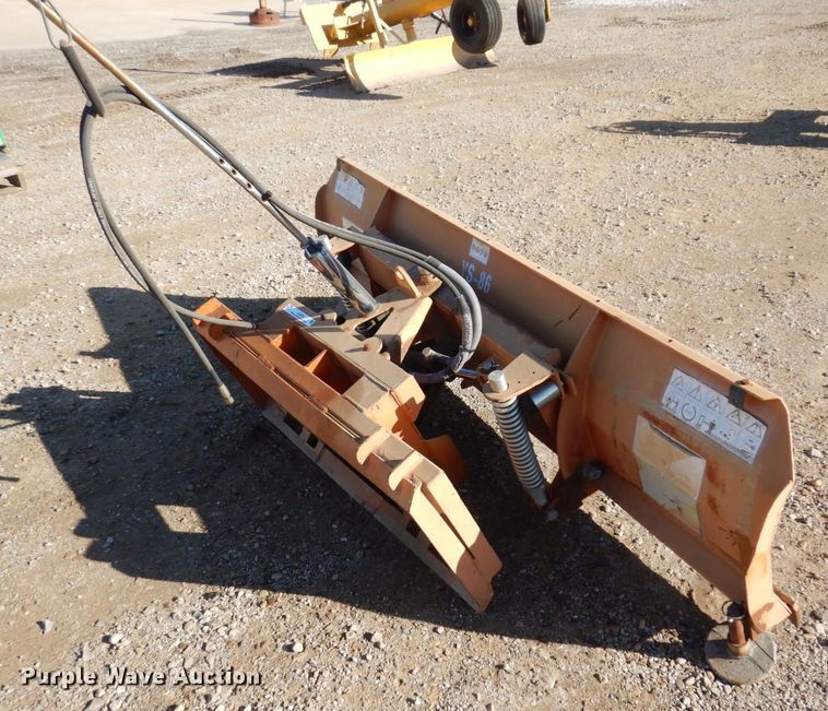 image for item JL9833 87"W skid steer snow plow