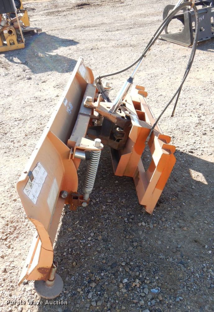 image for item JL9833 87"W skid steer snow plow