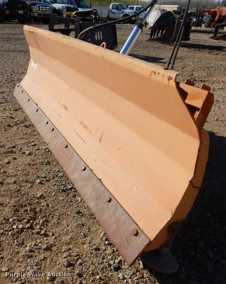 image for item JL9833 87"W skid steer snow plow