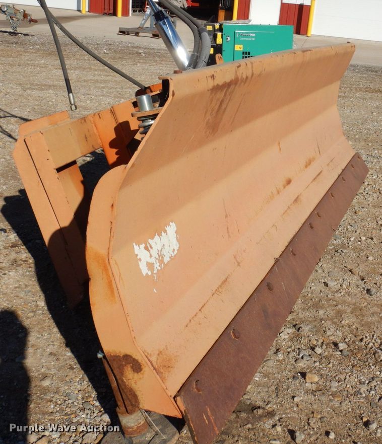image for item JL9833 87"W skid steer snow plow
