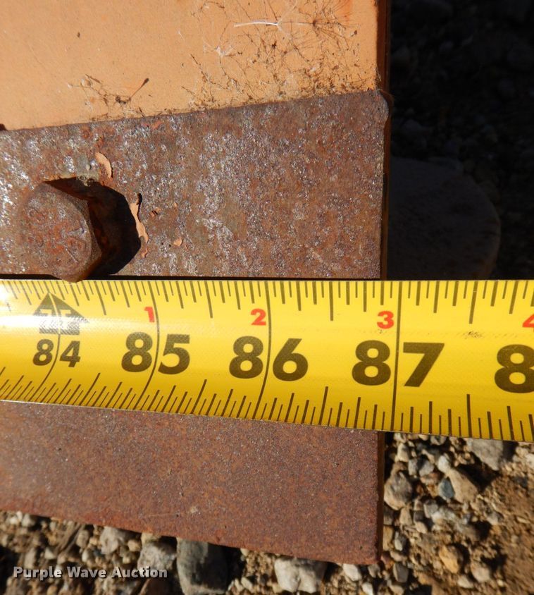 image for item JL9833 87"W skid steer snow plow