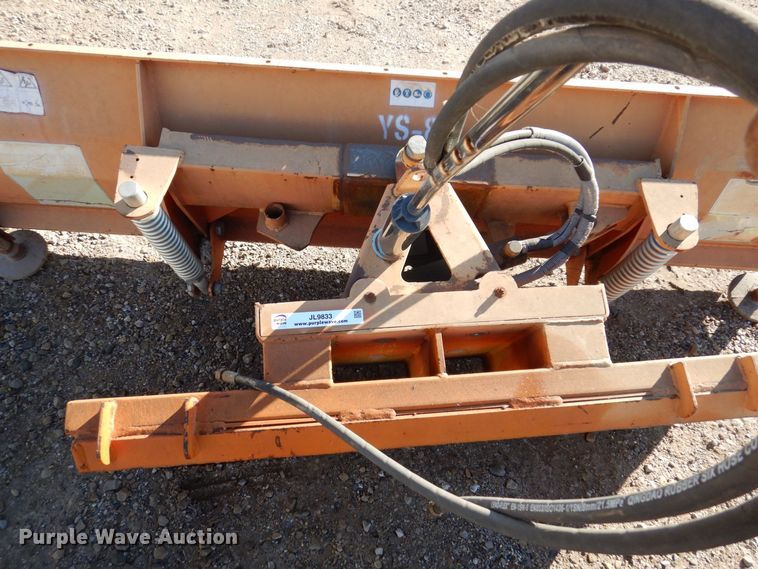 image for item JL9833 87"W skid steer snow plow