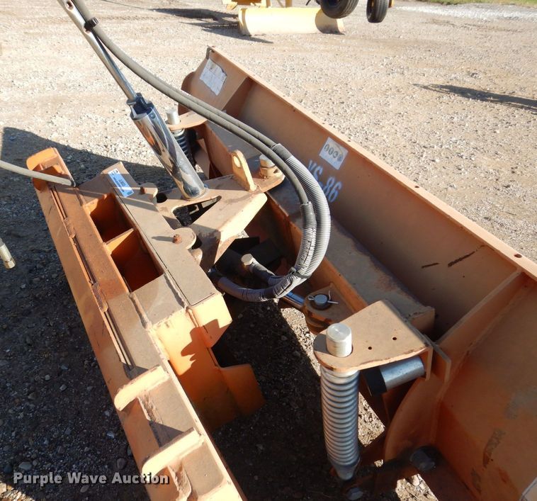 image for item JL9833 87"W skid steer snow plow