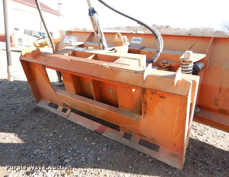 image for item JL9833 87"W skid steer snow plow