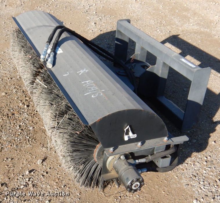 image for item JL9834 72"W skid steer broom