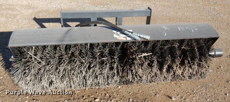 image for item JL9834 72"W skid steer broom