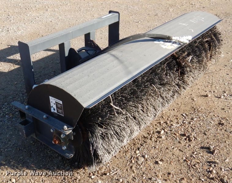 image for item JL9834 72"W skid steer broom