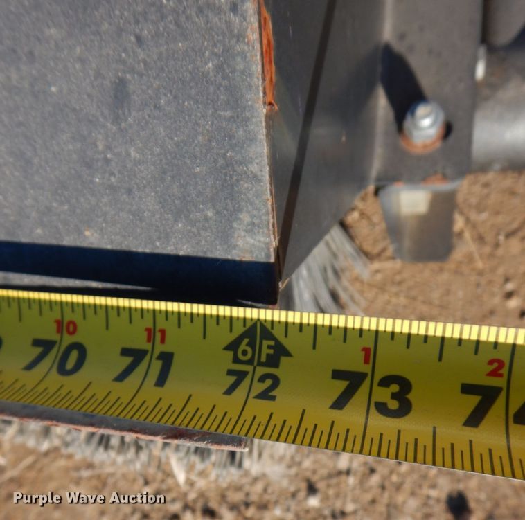 image for item JL9834 72"W skid steer broom