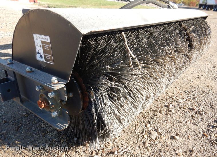 image for item JL9834 72"W skid steer broom