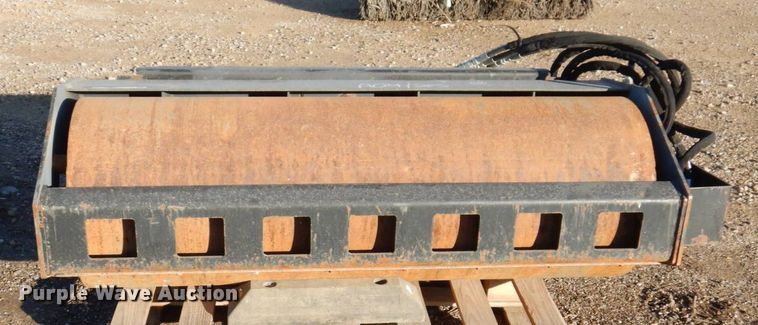 image for item JL9838 Wolverine  skid steer vibratory roller