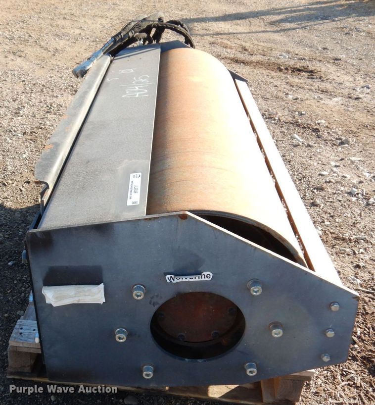 image for item JL9838 Wolverine  skid steer vibratory roller