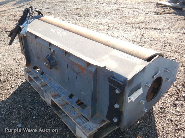image for item JL9838 Wolverine  skid steer vibratory roller