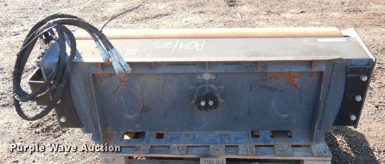 image for item JL9838 Wolverine  skid steer vibratory roller