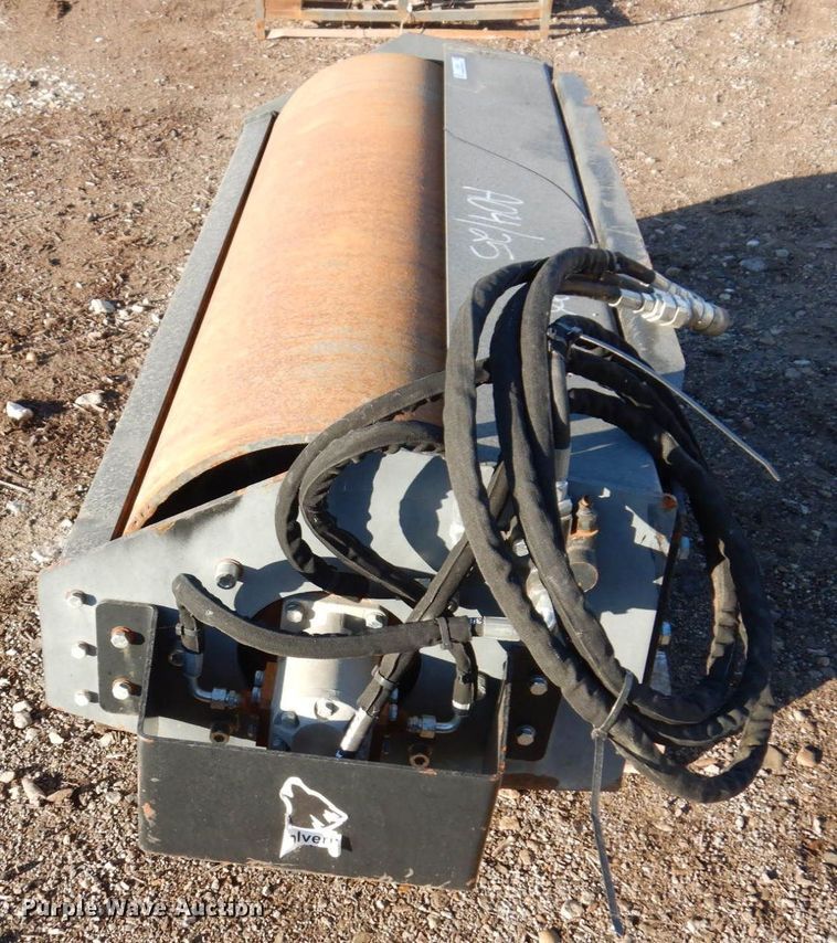 image for item JL9838 Wolverine  skid steer vibratory roller