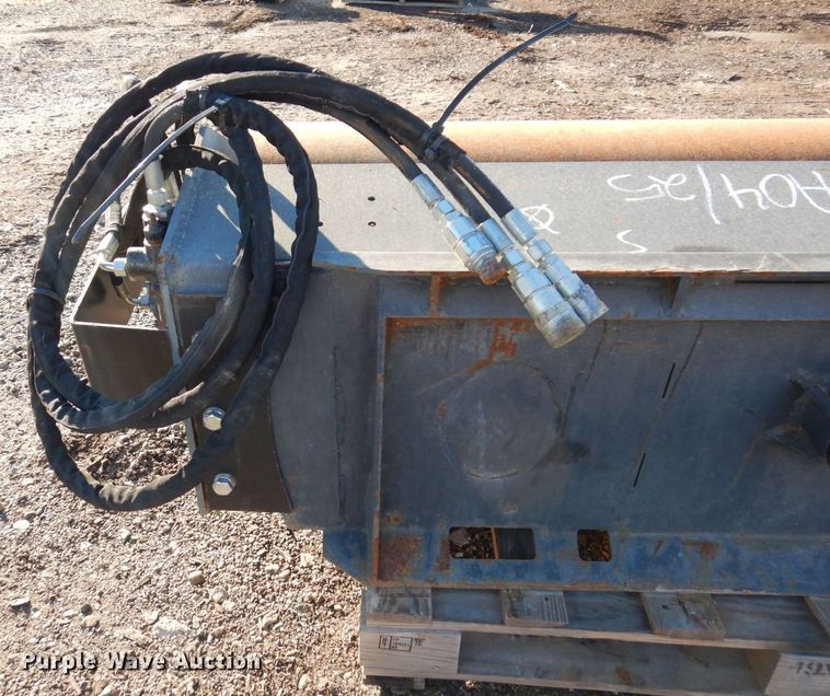 image for item JL9838 Wolverine  skid steer vibratory roller