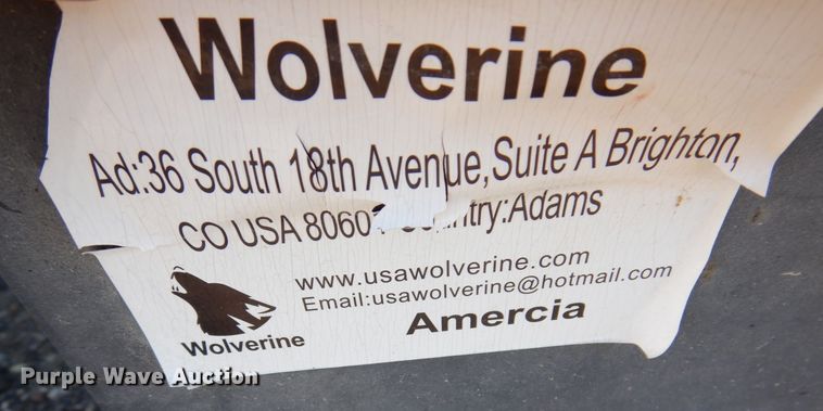 image for item JL9838 Wolverine  skid steer vibratory roller