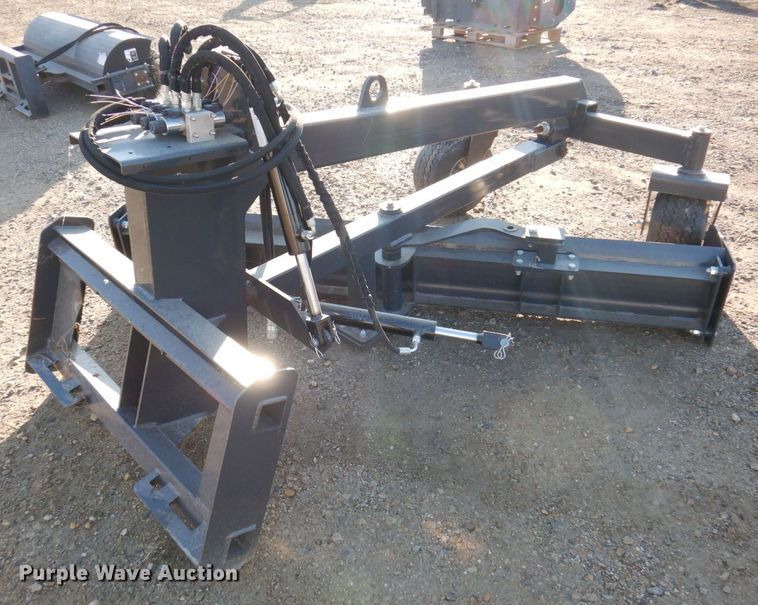 image for item JL9844 Land Honor  96"W skid steer grader