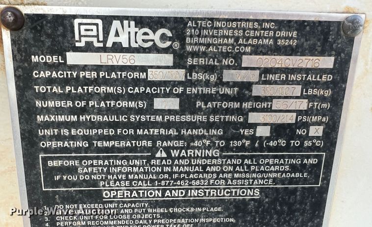 image for item JU9850 2005 International 4300  forestry bucket truck