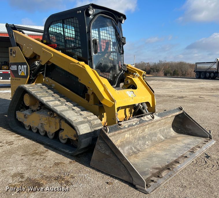image for item JU9864 2017 Caterpillar 289D  tracked skid steer loader