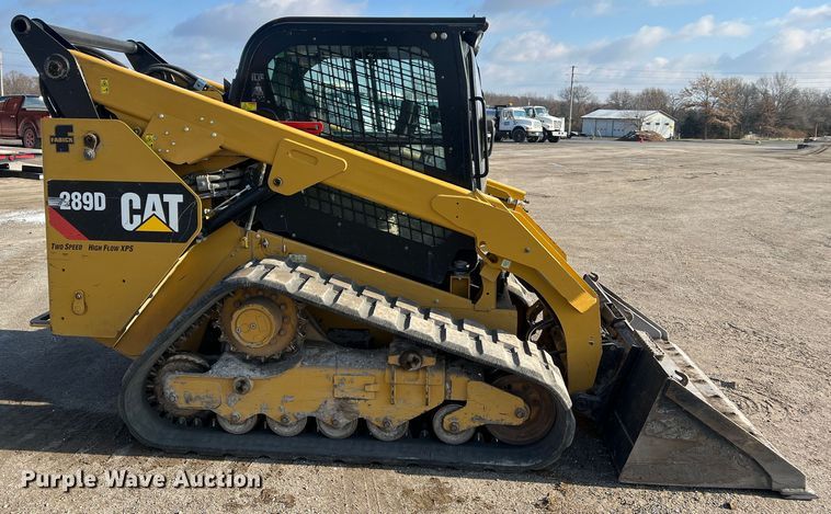 image for item JU9864 2017 Caterpillar 289D  tracked skid steer loader