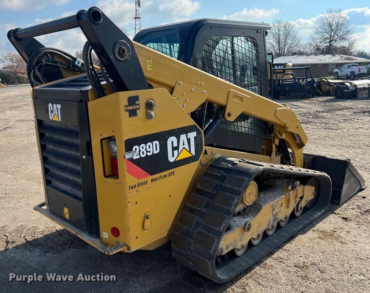 image for item JU9864 2017 Caterpillar 289D  tracked skid steer loader