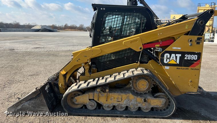 image for item JU9864 2017 Caterpillar 289D  tracked skid steer loader
