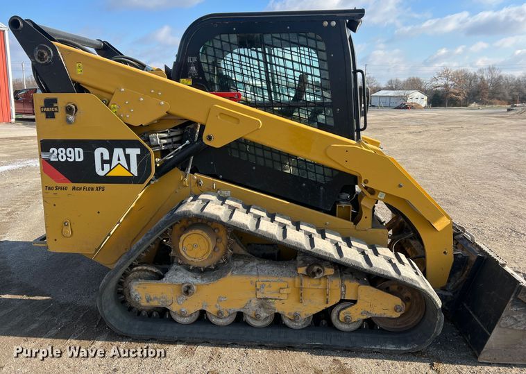 image for item JU9864 2017 Caterpillar 289D  tracked skid steer loader