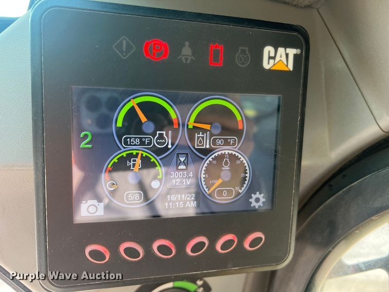 image for item JU9864 2017 Caterpillar 289D  tracked skid steer loader