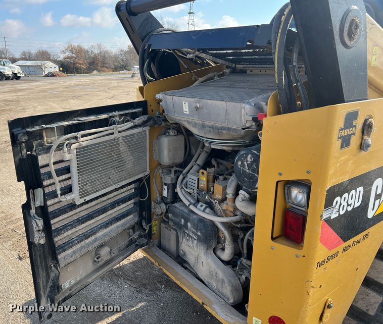 image for item JU9864 2017 Caterpillar 289D  tracked skid steer loader