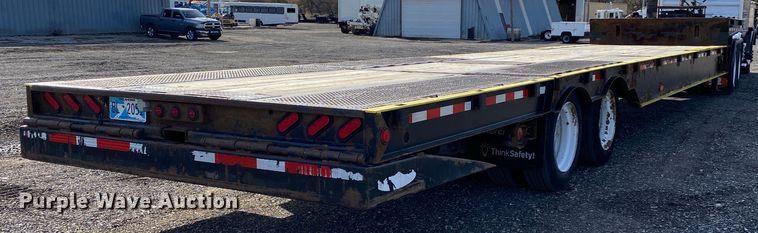 image for item JW9291 2013 Ledwell LW48-HT2-10-PB  drop deck equipment trailer