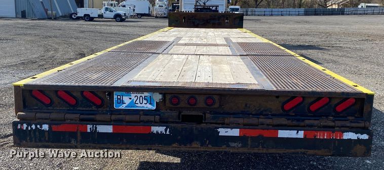 image for item JW9291 2013 Ledwell LW48-HT2-10-PB  drop deck equipment trailer