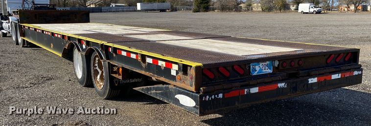 image for item JW9291 2013 Ledwell LW48-HT2-10-PB  drop deck equipment trailer