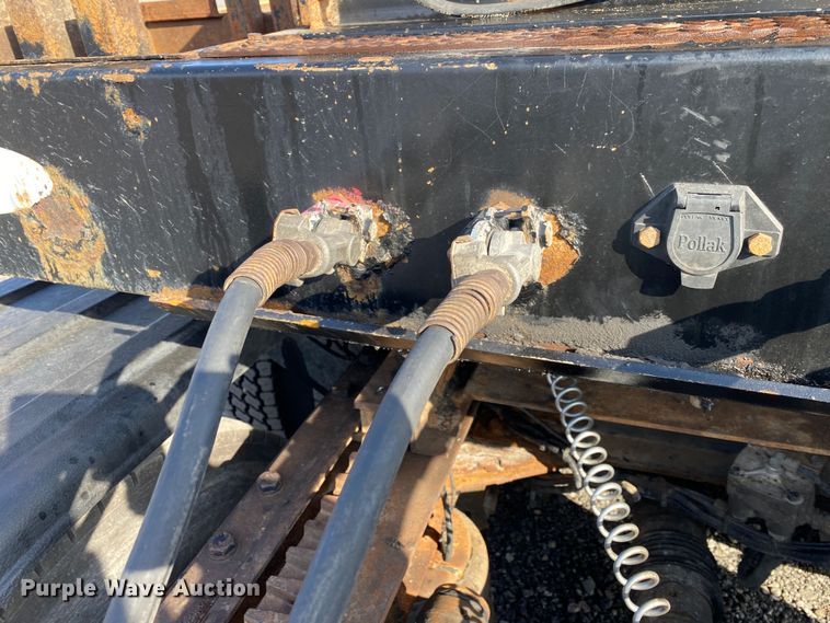 image for item JW9291 2013 Ledwell LW48-HT2-10-PB  drop deck equipment trailer